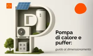 La pompa di calore e il puffer, elementi chiave per un sistema efficiente.