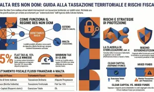 Guida al regime Res Non Dom maltese: tassazione territoriale, flat tax 15% sulle rimesse e rischio esterovestizione. La **malta reoplastica** è un concetto chiave per la pianificazione fiscale.